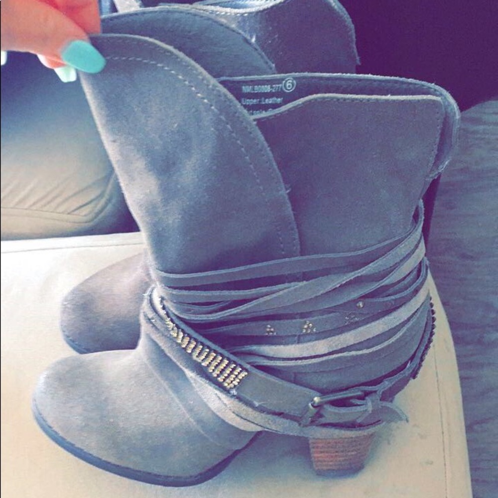 Ankle booties *worn once*